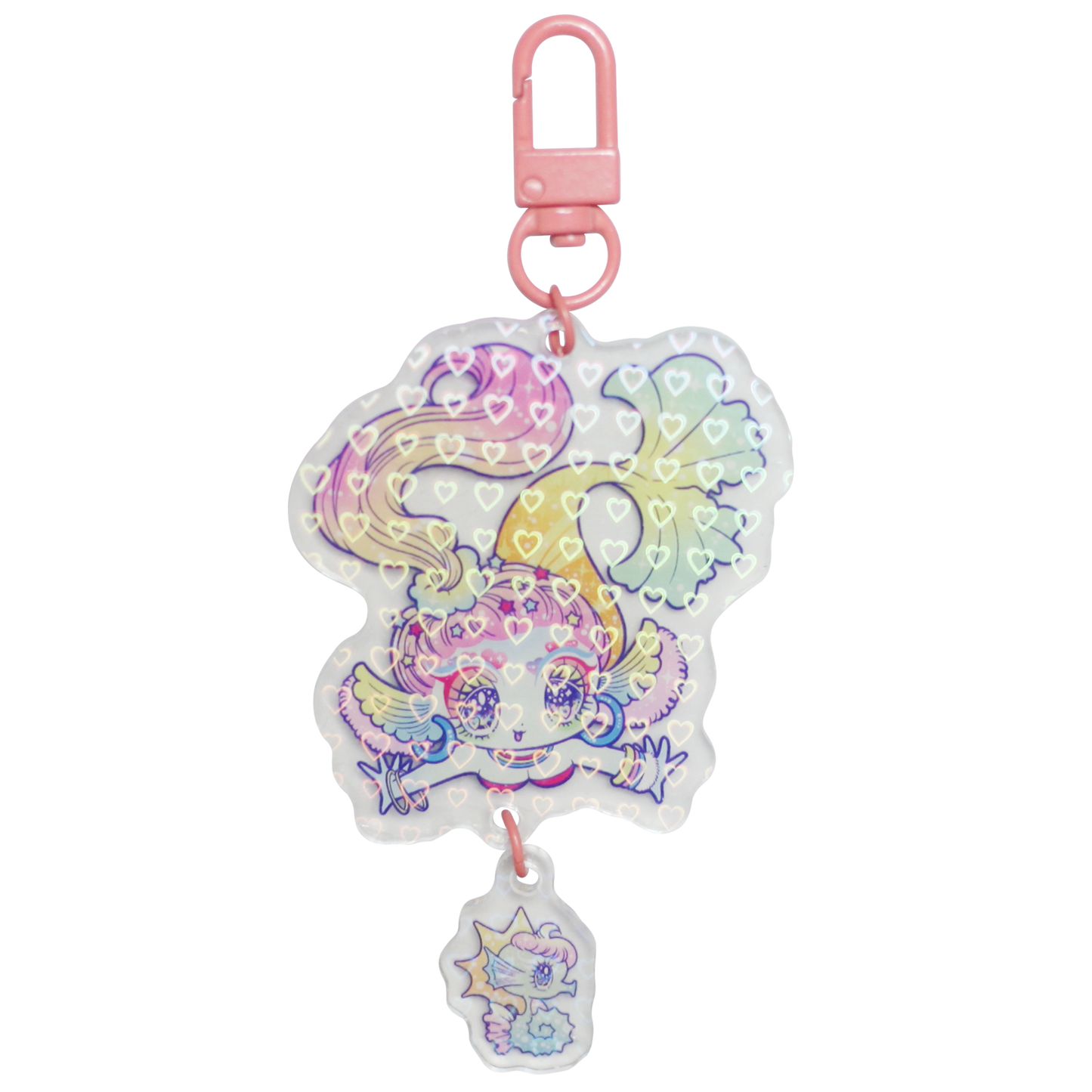 SHELLY Holo-Tiered Mermaid Acrylic Keychain