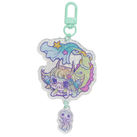 ELLA Holo-Tiered Mermaid Acrylic Keychain